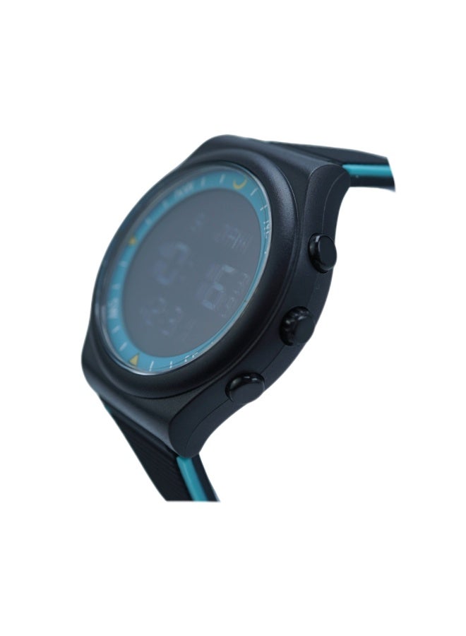 ساعة يد رقمية مقاومة للماء WY-16B بولي أسود - Image 4